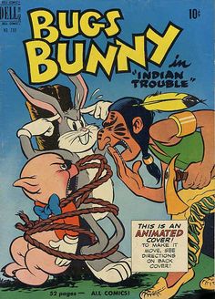 an old comic book with bugs and bunny on the cover