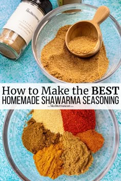 how to make the best homemade shawama seasoning