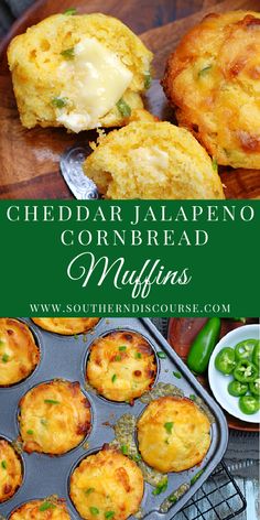 cheddar jalapeno cornbread muffins are an easy and delicious breakfast