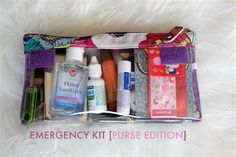 Emergency Kit For Kids, Girl Survival Kits, Emergency Kit For Girls, Mini Emergency Kit, Mom Survival Kit, Mini First Aid Kit, School Survival Kits