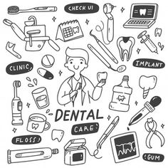 Dentist Art, Female Dentist, Dental Posters, Kedokteran Gigi, Kids Dentist, Dentist Doctor, Dental Logo, Restorative Dentistry