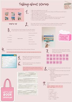 a pink poster with instructions on how to use it