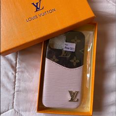 louis vuitton cell phone case in its box