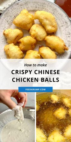 how to make crispy chinese chicken balls