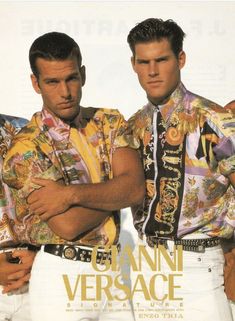 Gianni Versace 90s, Versace 90s, 90s Versace, Men 90s, Americana Vintage, Versace Vintage, 90s Fashion Grunge, Vintage Man, Versace Logo