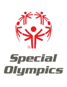 the special olympics logo with people holding hands