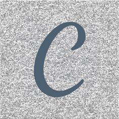 the letter c is made up of small gray dots