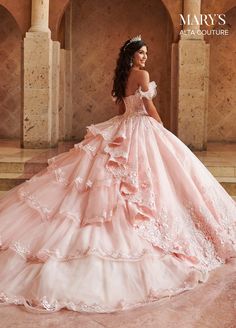 Quinceanera Pink, Pink Quince, Easter Dresses For Toddlers, Mary's Bridal, Quinceañera Dresses, Quince Dresses Pink