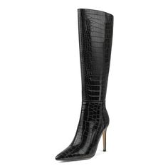 PRICES MAY VARY. 👠Classic stilettos heels knee boots,height approx 10cm/3.94inches 👠Fashion&Comfort material,super hot and durable,with the size zipper,easy on/off 👠True to Size:Our size is standard US size,please keep your usual size.Wide feet can order 0.5 size up. 👠Perfect cushion and soft inner,for a good looking and also comfortable wearing 👠Knee high boots are real needs for Fall and winter match,charming your all the time MERUMOTE Stiletto Knee High Boots Women Sexy Pointed Toe Zippe Stiletto Knee High Boots, Very High Heels, Leather Knee Boots, High Heels Boots, Shopping Party, Heels Boots, Leather High Heels, Boots Women, Black Booties