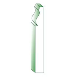 an image of a tall green object on a white background