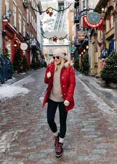 Styling Leggings Sequin Shirt Outfit, Layers Styled, Christmas Leggings Outfit, Christmas Maternity Outfits, Styling Leggings, Red Jacket Outfit, Red Sweater Outfit, Styled Snapshots, Plaid Shirt Outfits