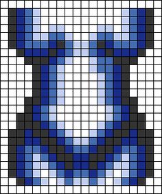 a blue and black square pattern with squares in the shape of a rectanglel