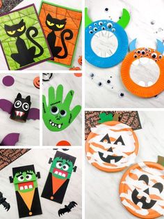 halloween crafts for kids to make with paper plates