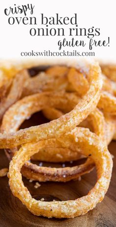 crispy oven baked onion rings are gluten free