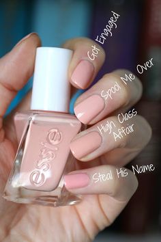 Essie Spool Me Over | Essie Envy Nude Pink Nail Polish, Essie Couture, Essie Nail Colors, Milky Nails, Essie Gel Couture, Gel Couture, Essie Gel, Pink Nail Polish, Polish Colors