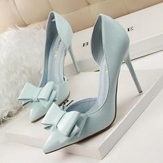 Wedding High Heels, Bow High Heels, High Heel Dress Shoes, High Heel Dress, Basic Heels, Party Heels