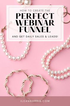 new blog post titled: Unlocking Success: How to Create a Perfect Webinar Funnel That Generates Leads and Boosts Sales Sales Leads, Generate Leads, Lead Generation