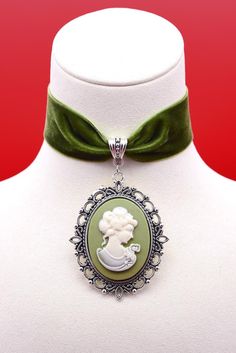 The VICTORIAN Velvet choker necklace with large antique silver cameo pendant in a choice of black, moss or copper. Pendant size - 6.1cm height x 4.9cm width Choker width - 2.5cm Choice of choker lengths Extender chain - 5cm long Chokers are handmade to order so if you require any customisation please get in touch. Your order will arrive complete with velvet gift bag. Free UK delivery & combined shipping discounts on international orders! Cameo Choker Necklace, Cameo Choker, Victorian Cameo, Velvet Choker Necklaces, Velvet Choker, Cameo Necklace, Cameo Pendant, Choker Necklaces, Antique Silver