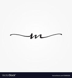 the letter n is written in cursive handwriting with black ink on a white background