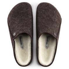 Mocha Birkenstock, Birkenstock Zermatt, Andermatt, Birkenstock Style, Birkenstock Men, Shearling Slippers, Birkenstock Women, Felted Slippers, Decorative Stitching