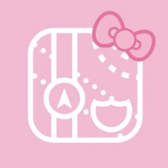 a hello kitty wallpaper with the word hello kitty written in white on pink background