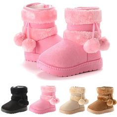 Utoimkio Toddler Little Kids Winter Snow Ankle Boots Non Slip Soft Sole Cotton Snow Boots for Boys Girls Kids Outdoor Winter Walking Shoes Infant Hiking Snow Boots Toddler Little Kids Winter Snow Ankle Boots Non Slip Soft Sole Cotton Snow Boots for Boys Girls Kids Outdoor Winter Walking Shoes Infant Hiking Snow Boots Soft Interior - Lined with plush, premiere quality, man-made shearling to keep your childs feet warm, absorb any mugginess and humidity, while preserving warmth at the same time coz Multi Colored Heels, Boys Snow Boots, Toddler Snow Boots, Warm Winter Boots, Girls Ankle Boots, Girls Snow Boots, Kids Snow Boots, Toddler Boots, Kids Outdoor