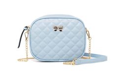 PRICES MAY VARY. 💙🎀💙 Light Blue Color Purse: A cute "Sky Blue Color" purse with gold embellishments, A nice sized bag stylish and trendy. you will love the way the purse looks, and the way you look in the purse, a perfect dainty nice handbag, cute, compact, and elegant.. 💙🎀💙The Handbag for Teen Girls: You have just hit the most feminine and practical mini handbag for teens and girls all ages, Fits well for casual and business style. Get this classic quilted handbags, and be a stylish lady! Cute Cheap Blue Bags, Affordable Light Blue Trendy Bag, Cute Cheap Light Blue Bag, Blue Handbag, Cheap Light Blue Everyday Shoulder Bag, Cute Purses For Teens, Light Blue Purse, Kawaii Light Blue Bags For Everyday Use, Teen Handbags