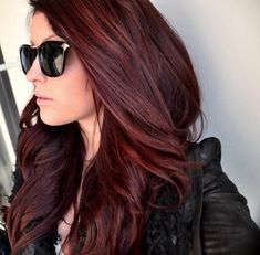 Chocolate Cherry Hair Color, Cherry Hair Colors, Red Ombre Hair, Cherry Hair, Hair Color Chart, Winter Hair Color