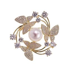 PRICES MAY VARY. Title: Elegant Flower Brooch Pins for Women Girls,Scarf Shawl Costume Safe Pins Clip for Wedding Party Prom Jewelry Gifts. Product Type: Departments > Women > Jewelry > Brooches & Pins Brooch Design, Butterfly Patterns, Butterflies Wreath, Pearl Pin, Prom Jewelry, Crystal Brooch, Elegant Flowers, Flower Brooch, Jewelry Gift Box