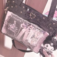 #itabag #merch #enstars #ensemblestars #mikakagehira #valkyrie #jiraikei #ryousangata Ita Bags, Idol Girl, Jirai Kei, Ita Bag, Pretty Bags, Microphones, New Bag, Girl Outfits, Backpacks