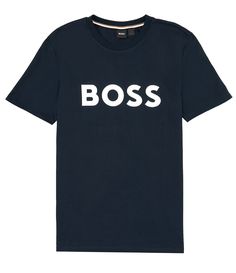 From Hugo Boss&#x2C; this t-shirt features:Crew necklineShort sleevesRegular fit"BOSS" printed on chestPullover constructionCotton jerseyMachine wash/air dryImported. Short Sleeve Pullover, Mens Tee Shirts, Dillard's, Mens Tees, Hugo Boss, Pullover Styling, Short Sleeve Tee, Latest Trends, Tee Shirts