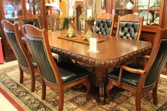 elegant dining room set Wood Dining Room Set, Farmhouse Dining Rooms Decor, Elegant Dining Room, Dining Room Set, Farmhouse Dining Room, Dining Room Walls, Furniture Of America, Cheap Furniture