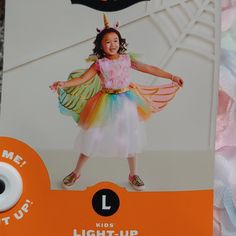 Nwt Light Up Unicorn Costume. Smoke Free Home. Size Large 10-12 Unicorn Costume, Kids Costumes, Light Up, Pink White, Kids Shop, 10 Things, Pink, White, Color