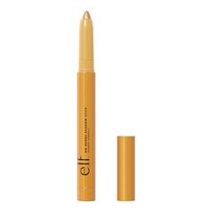 The e.l.f. No Budge Shadow Stick is a creamy metallic, no budge eyeshadow that features a long-lasting formula that helps avoid smudging and creasing. The smooth formula glides on easily and flawlessly creating a one-swipe application. Why e.l.f. loves it:: Smooth formula glides on easily and flawlessly Convenient twist-up design Includes a sharpener allowing you to sharpen the tip to use as an eyeliner or sharpen after everyday use for precision. All e.l.f. products are free from phthalates, pa No Budge Shadow Stick, E.l.f. Cosmetics, Eyeshadow Stick, Metallic Eyeshadow, Golden Goddess, Elf Cosmetics, Shadow Sticks, Cream Eyeshadow, Metallic Colors