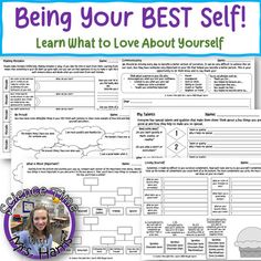 Help students to discover the things they love about themselves and to learn from mistakes.Use for:HomeworkSELCommunity BuildingMorning Meeting Self Worksheets, Learn From Mistakes, Being Your Best Self, Your Best Self, Best Self, Love Yourself, Confidence, Science, Love You