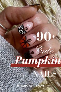 Fall in love with 90+ pumpkin nail designs this season! Perfect for long, short, coffin, almond, and square nails, these ideas are ideal for Halloween, Thanksgiving, and the months of September, October, and November. From simple, easy, and cute to trendy, classy, and elegant, discover acrylic, chrome, and Disney-themed nails with French tips in dark, pink, and black shades. Cute Pumpkin Nails, Nails For Thanksgiving, Pedi Designs, Disney Themed Nails, Pumpkin Nail Designs, Pumpkin Nail, Pumpkin Nail Art, Themed Nails, Classy Halloween