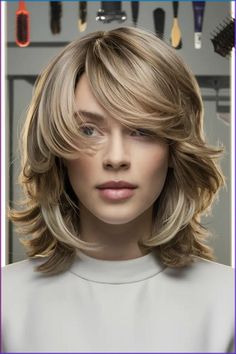 Discover the perfect hairstyles for thin hair that will add volume and dimension to your locks. From layered cuts to textured styles, find the best haircut for thin hair that will make your hair appear fuller and healthier. Say goodbye to flat hair with these flattering hairstyle ideas for thinning hair! Thinning Hair Women, The Best Haircut, Haircuts For Medium Length Hair, Face Shape Hairstyles, Glossy Hair, Flat Hair, Chic Hairstyles, Haircuts For Fine Hair, Thinning Hair