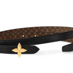 LOUIS VUITTON® - Lv Mini Flowergram15mm Reversible Belt - Black Lv Belts Women, Black Lv Belt, Louis Belt, Lv Daily Multi Pocket Belt, Designer Black Belts With Gold-tone Logo Plaque, Womens Designer Watches, Mens Designer Watches, Designer Leather Bags, Luxury Gifts For Men