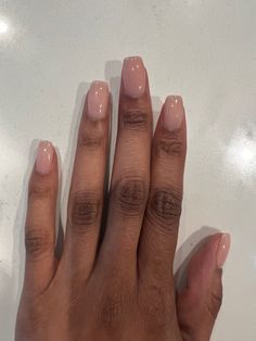 Neutral Gel X Nails Short, Neutral Nail Black Women, Plain Short Nails Dark Skin, Natural Pink Nails Square, Nude Pink Nails Black Women, Short Fall Nails 2023 Black Women, Plain Nails Black Women, Short Natural Nails Black Women