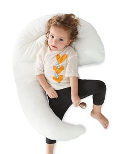 PRICES MAY VARY. 🌙 [Moon-Shaped Body Pillow for Kids]- This cute and cozy pillow is not only a soft toy for toddlers to hug and cuddle, but also a decorative pillow for home, car, school, and crib. It will brighten up any room with its lovely design and color. 🛏️ [Soft and Snuggly Cotton Pillow]- The pillow is made of 100% organic cotton cover fabric and filled with high-quality fiber. It is skin-friendly, delicate, and lightweight. It feels like sleeping on a cloud! 🌟[Better Sleep Posture and Quality]- The pillow helps your kids maintain a good spinal alignment and balance while sleeping. It reduces stress on the spine and muscles and allows them to relax and recover. The pillow has no sharp or detachable parts and is safe for toddlers over 2 years old. 💧[Easy to Clean and Gentle Hand Crib Pillows, Sleep Posture, Hugs And Cuddles, Toddler Pillow, Dreamy Whites, Cozy Pillow, Nursery Pillows, Moon Shape, Sleep Pillow