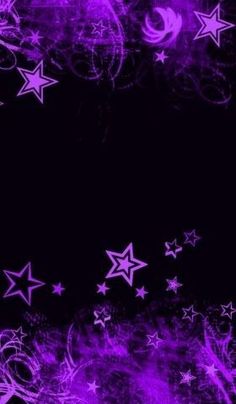 an abstract purple background with stars and swirls