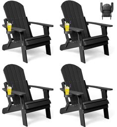 PRICES MAY VARY. 1 Second Folding Design - hOmeQomi Folding Adirondack chair can be folded or unfolded in 1 second, we have improved and upgraded the folding experience, this Adirondack chair can be easily stored to make more space in your home HIPS Composite Material - hOmeQomi Adirondack chair is made of HIPS composite material, which can provide longer service life for the same price Swivel Hidden Cup Holder - The cup holder of the Outdoor Folding Adirondack chair can be used to hold regular Oasis Decor, Backyard Escape, Outdoor Garden Bench, Plastic Chairs, Cozy Backyard, Folding Adirondack Chairs, Backyard Inspiration, Garden Backyard