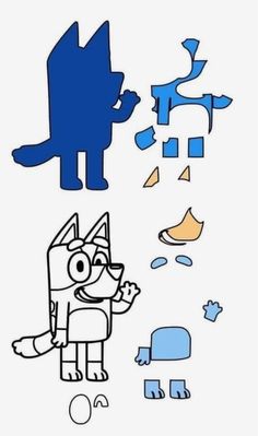 an image of a cat and dog with different shapes