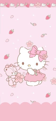 Hello Kitty Backgrounds, Hello Kitty Iphone Wallpaper, Sanrio Wallpaper E61 Hello Kitty Wallpaper Kawaii, Cute Wallpapers Pink, Hello Kitty Collage, Hello Kitty Phone Wallpaper, Pink Hello Kitty Wallpaper Iphone, Hello Barbie, Wallpapers Pink