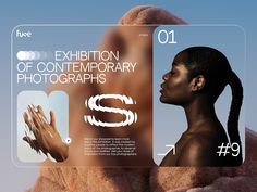 an advertisement for the exhibition of contemporary contemporary photography