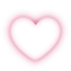 a heart shaped object is shown with pink light coming out of the top and bottom