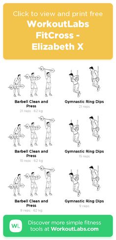 an exercise poster with the instructions for how to use it