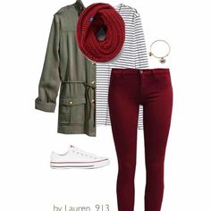 Clothes Purple, Maroon Jeans, Converse Outfits, Maroon Pants, Looks Jeans, Burgundy Pants, Outfits With Converse, Closet Inspiration, Combat Boot