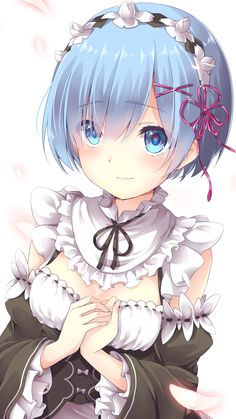 Re:zero Kara Hajimeru Isekai Seikatsu, 5 Anime, Anime Hair, Anime Kawaii, All Anime, Blue Hair, Anime Love, Anime Fanart