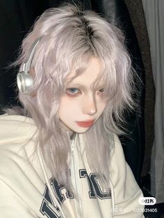 일본 패션, Dyed Blonde Hair, Dark Roots Blonde Hair, Platinum Blonde Hair, Anime Hair